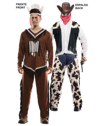 DISFRAZ DE INDIO VAQUERO DOUBLE FUN