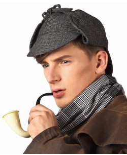 GORRA DETECTIVE GRIS