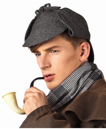 GORRA DETECTIVE GRIS