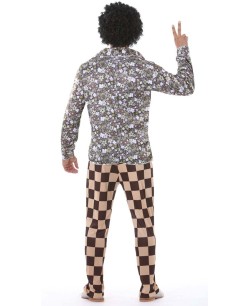 DISFRAZ DE AÑOS 70 PANTALON CUADROS PARA HOMBRE 2