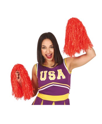 POM-POM ROJO 80 GRAMOS ROJO