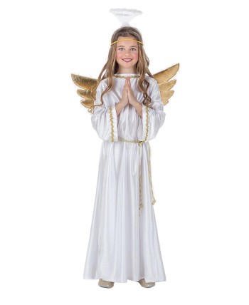 DISFRAZ DE ANGEL ALAS DORADAS
