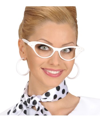 GAFAS CON BRILLANTES BLANCAS