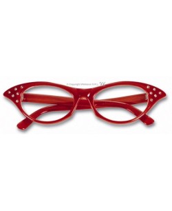 GAFAS CON BRILLANTES ROJAS