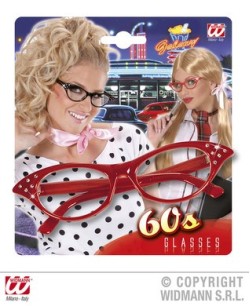 GAFAS CON BRILLANTES ROJAS 2