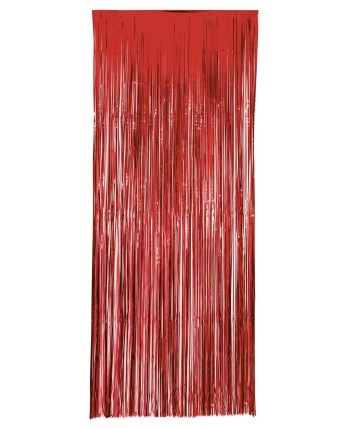 CORTINA LUMALINA ROJO METALIZADA
