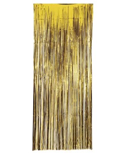 CORTINA LUMALINA DORADA METALIZADA