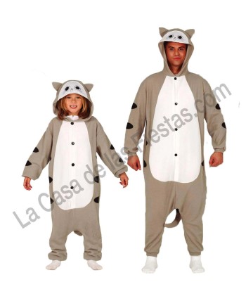 DISFRAZ GRUPO GATOS GRISES