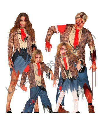 DISFRAZ GRUPO ZOMBIES