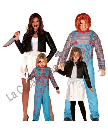 DISFRAZ GRUPO DE MUÑECO ASESINO