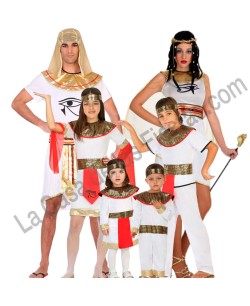DISFRAZ GRUPO DE EGIPCIOS OJO DE HORUS
