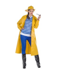 DISFRAZ DE CAPITAN PESCADOR AMARILLO PARA ADULTO