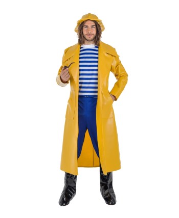 DISFRAZ DE CAPITAN PESCADOR AMARILLO