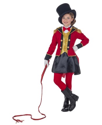 DISFRAZ DE DOMADORA CHALECO LENTEJUELAS