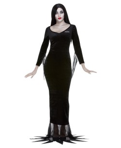DISFRAZ DE MORTICIA ADDAMS PARA MUJER 2