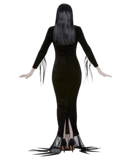 DISFRAZ DE MORTICIA ADDAMS PARA MUJER