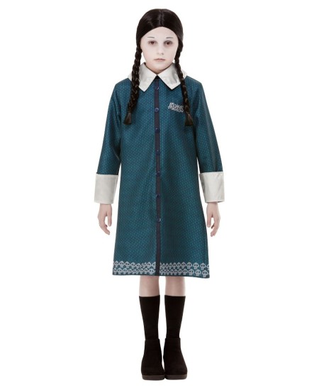 DISFRAZ DE MIERCOLES ADDAMS PARA NIÑA