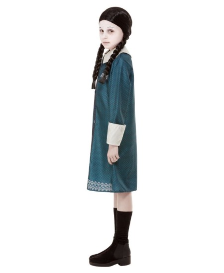 DISFRAZ DE MIERCOLES ADDAMS PARA NIÑA