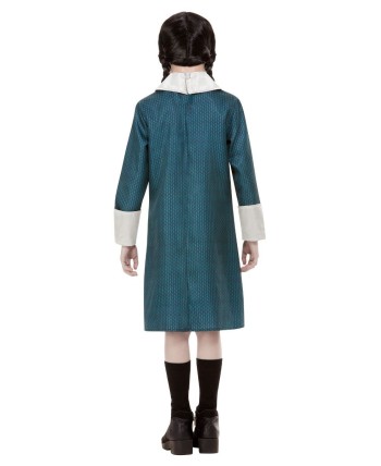 DISFRAZ DE MIERCOLES ADDAMS PARA NIÑA