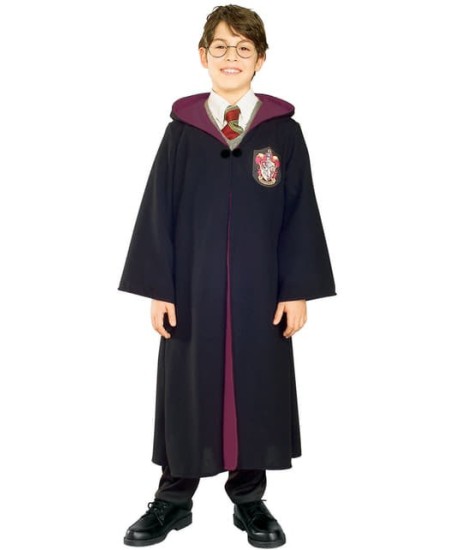 DISFRAZ DE HARRY POTTER TUNICA GRYFFINDOR DELUXE PARA NIÑO