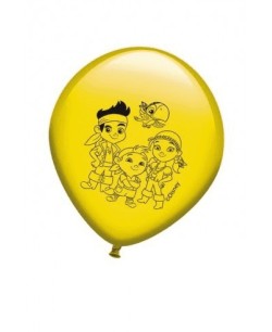 GLOBOS JAKE Y LOS PIRATAS 8 UNIDADES 2