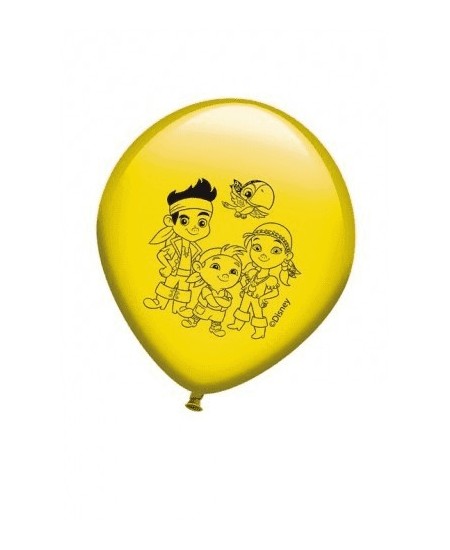 GLOBOS JAKE Y LOS PIRATAS 8 UNIDADES