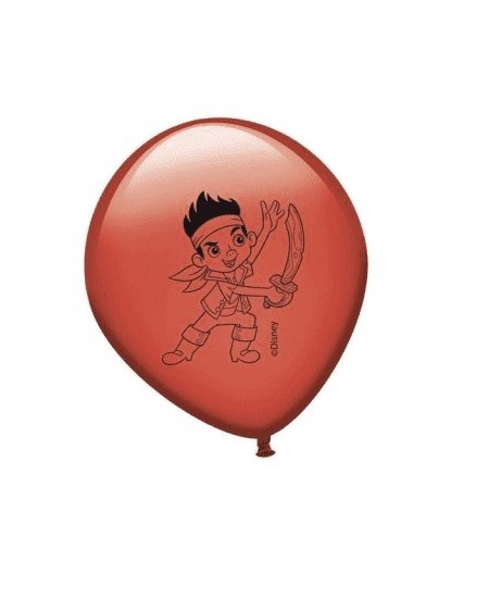 GLOBOS JAKE Y LOS PIRATAS 8 UNIDADES