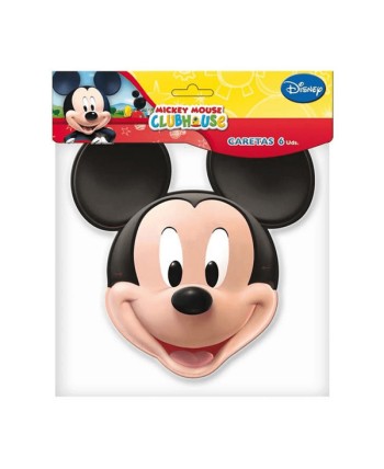 CARETAS MICKEY 6 UNIDADES