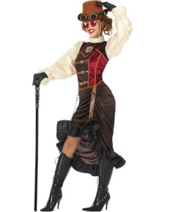 DISFRAZ DE STEAMPUNK MUJER VICTORIANA