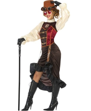 DISFRAZ DE STEAMPUNK MUJER VICTORIANA