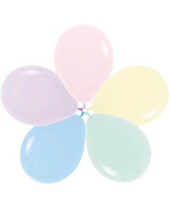 GLOBOS COLORES PASTEL