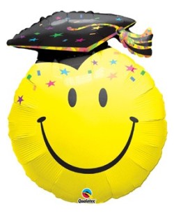 GLOBO FOIL SMILE GRADUADO MINI