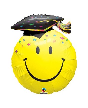 GLOBO FOIL SMILE GRADUADO MINI