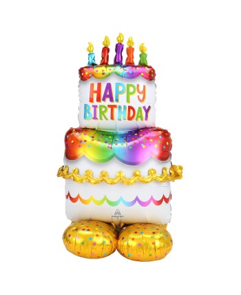 GLOBO TARTA DE CUMPLEAÑOS AIRLOONZ