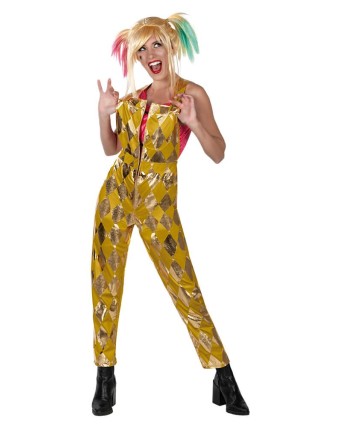 DISFRAZ DE HARLEY QUINN BIRDS OF PREY DORADO