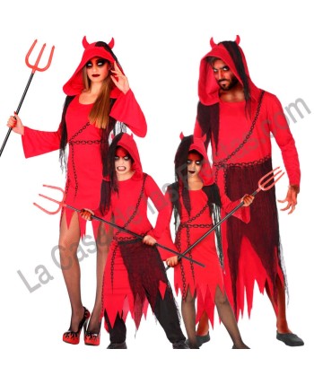 DISFRAZ GRUPO DEMONIOS