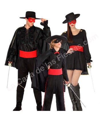 DISFRAZ GRUPO EL ZORRO NEGRO