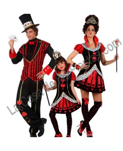 DISFRAZ GRUPO REINA DE CORAZONES