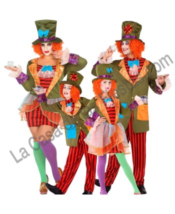 DISFRAZ GRUPO SOMBRERERO LOCO VERDE