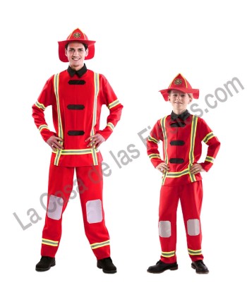 DISFRAZ GRUPO BOMBEROS