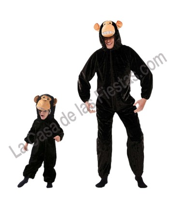DISFRAZ GRUPO GORILA NEGRO