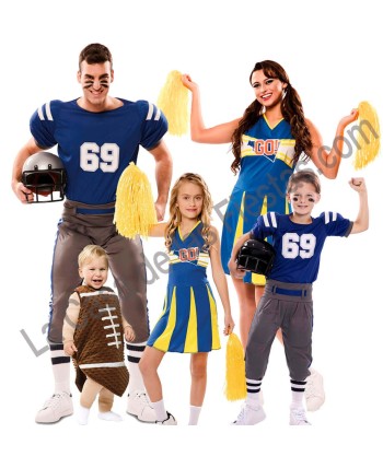 DISFRAZ GRUPO FUTBOL AMERICANO