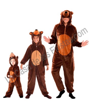 DISFRAZ GRUPO OSO MARRON