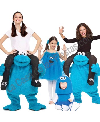 DISFRAZ GRUPO COOKIE MONSTER CARRY ME