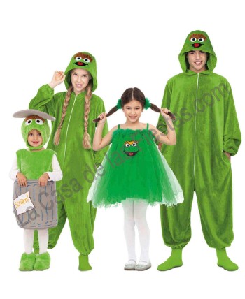 DISFRAZ GRUPO OSCAR EL GRUÑON