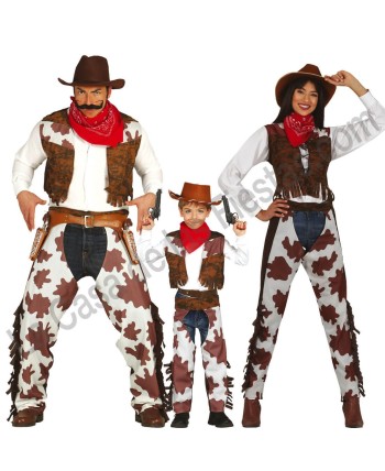 DISFRAZ GRUPO VAQUEROS VACA
