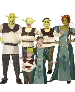 DISFRAZ GRUPO SHREK