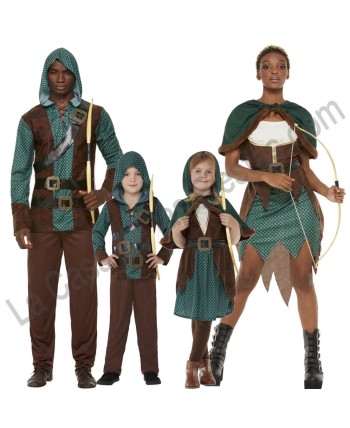 DISFRAZ GRUPO ROBIN DE LOS BOSQUES