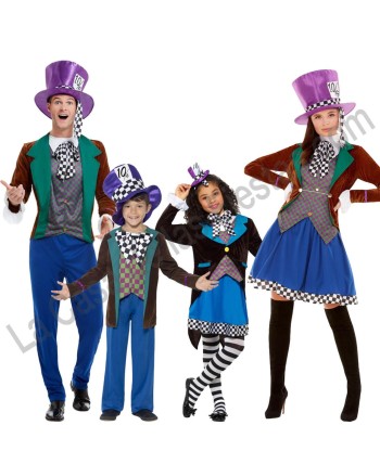 DISFRAZ GRUPO SOMBRERERO AZUL