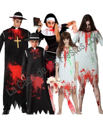 DISFRAZ GRUPO EL EXORCISTA